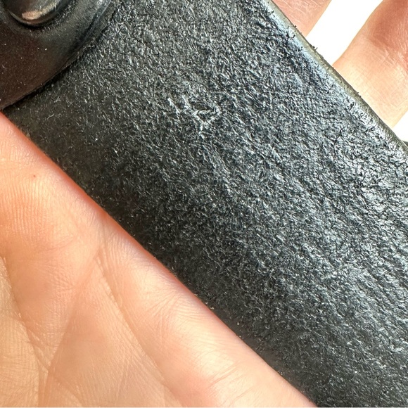 Harley-Davidson Skull Black Belt with Grommets 34 - Picture 10 of 13